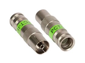 PCT® IECF-9 Female Compression Connector, 10-Pack