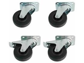 RENTRON® Caster Wheels Kit for 19" Floor Standing Cabinets